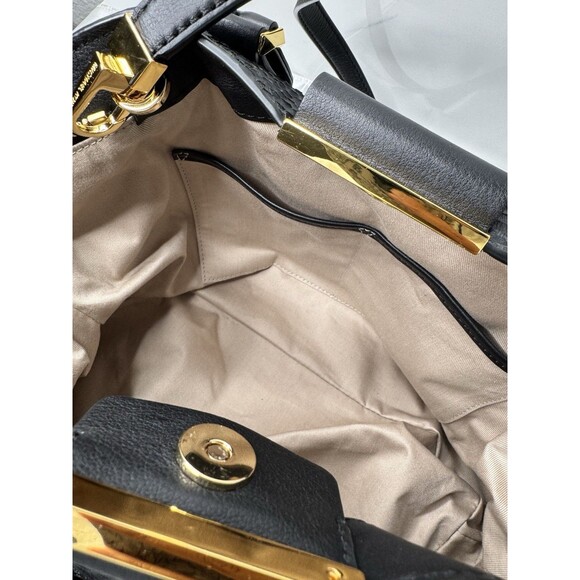 RARE Michael Kors Collection Lexi Black Large EW Satchel Genuine Snake Leather - Picture 16 of 16